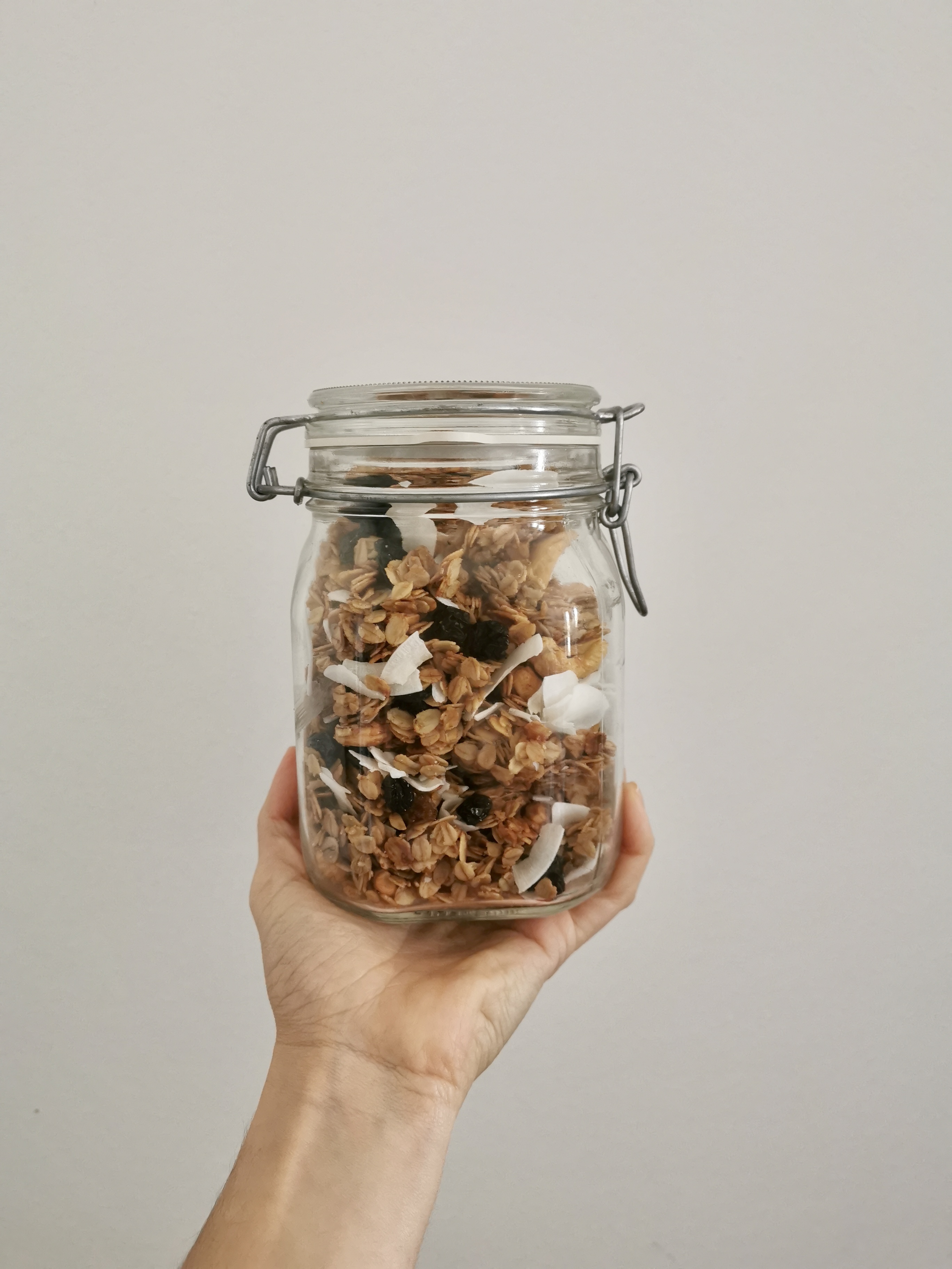 granola in a bowl